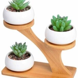 Tree like wooden plant stand