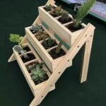Wooden Plant Stand & Pot Holder Table for Balcony & Home Decor